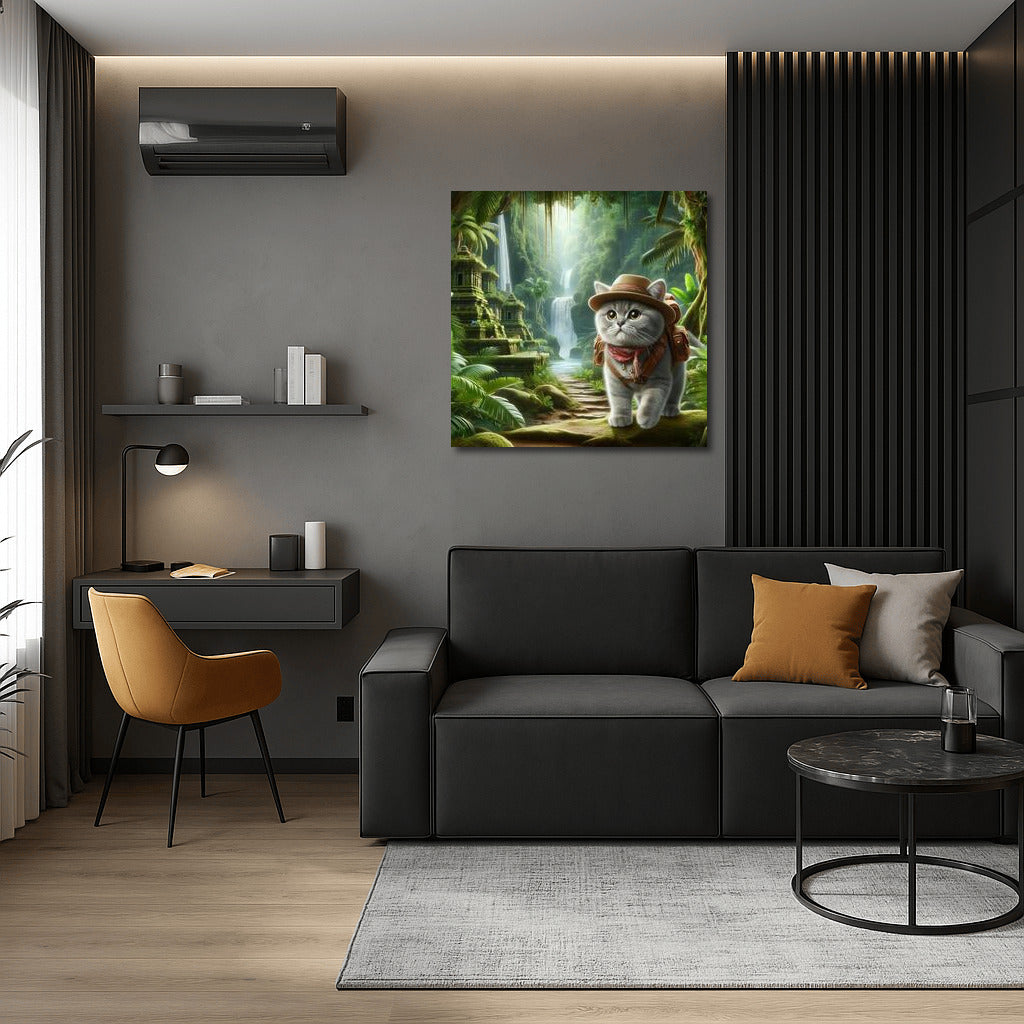 British Shorthair Jungle Explorer: Adventures in Your Interior