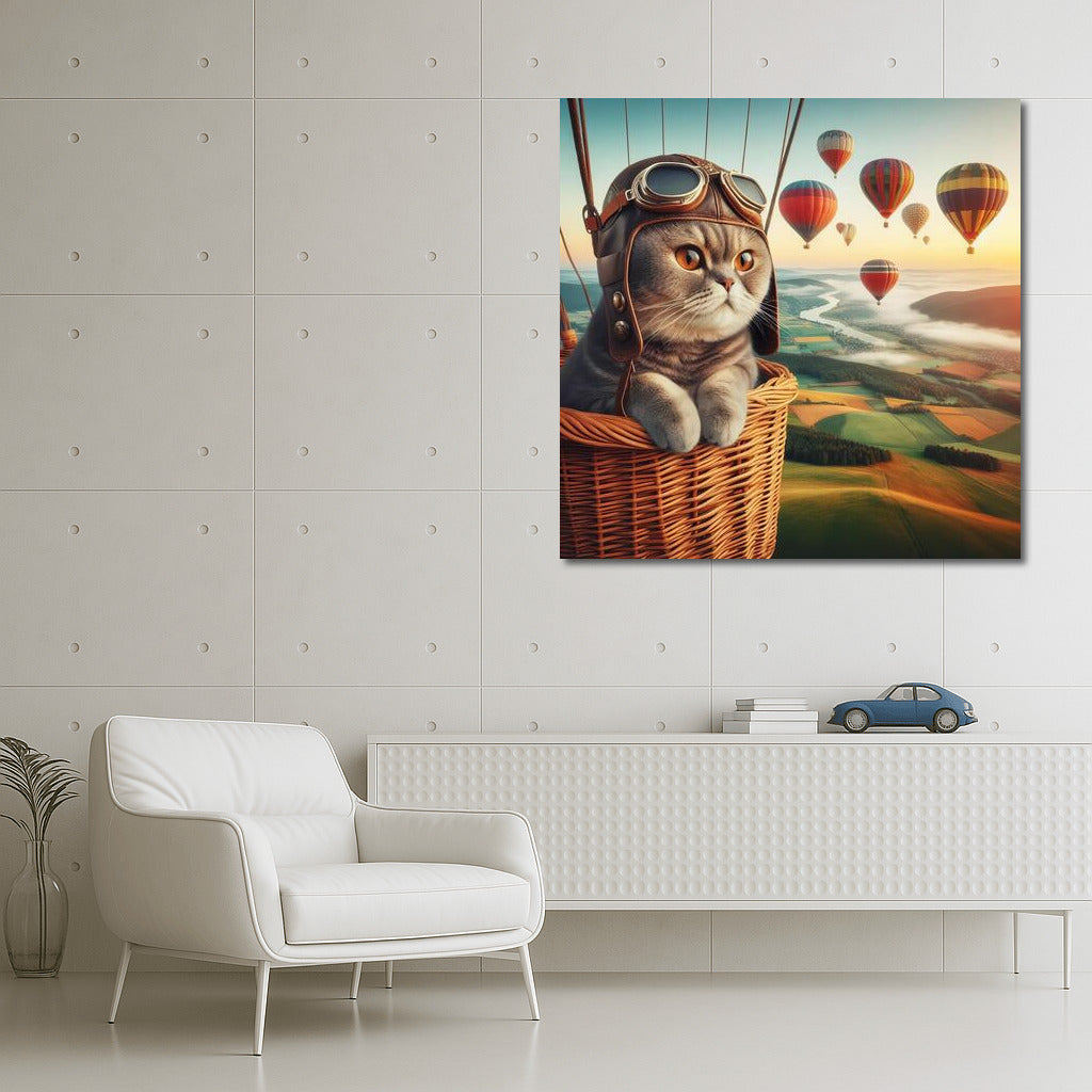 British Cat in a Balloon: Dreams of Flight