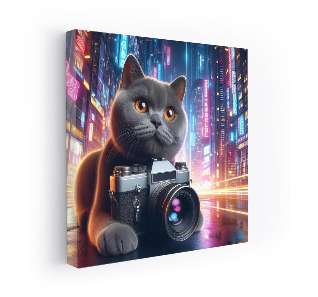 British Shorthair Cat Photographer in Future City