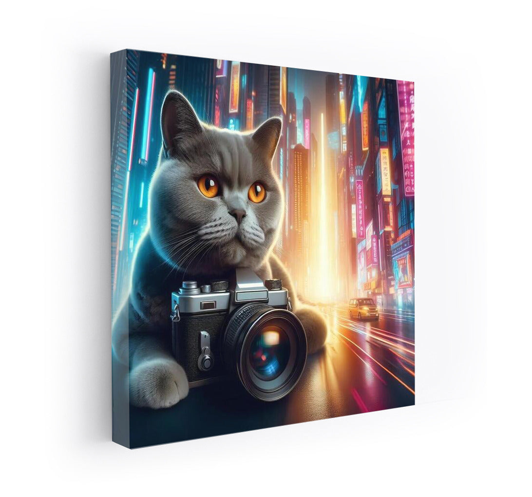 British Shorthair Cat Photographer in Future City