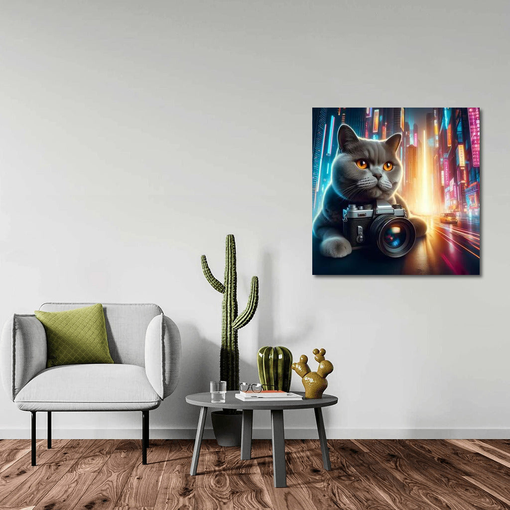 British Shorthair Cat Photographer in Future City