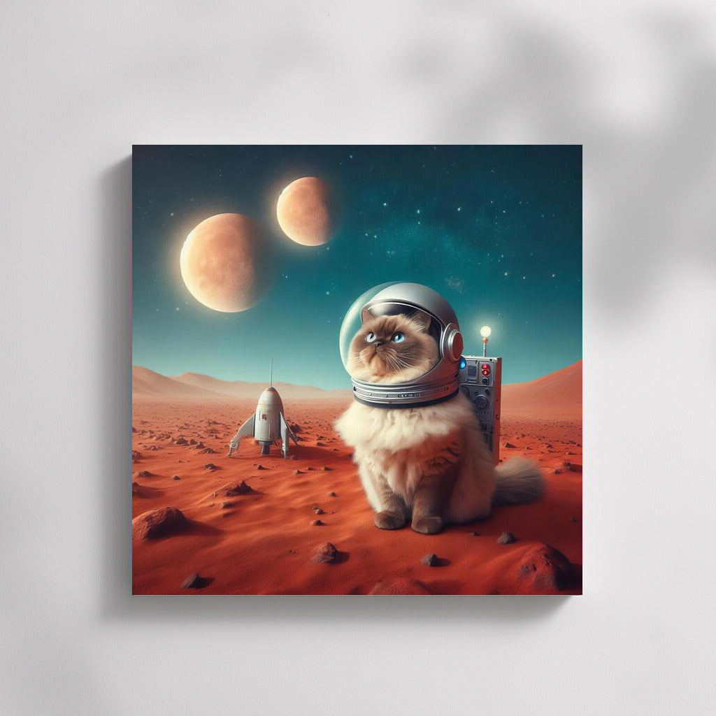 Burmese Cat on Mars: Space Voyage 2