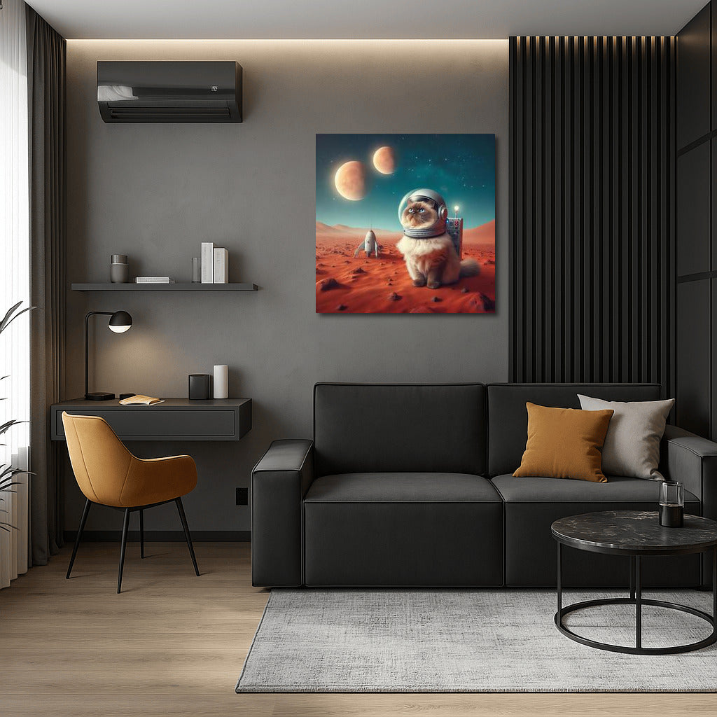 Burmese Cat on Mars: Space Voyage 2
