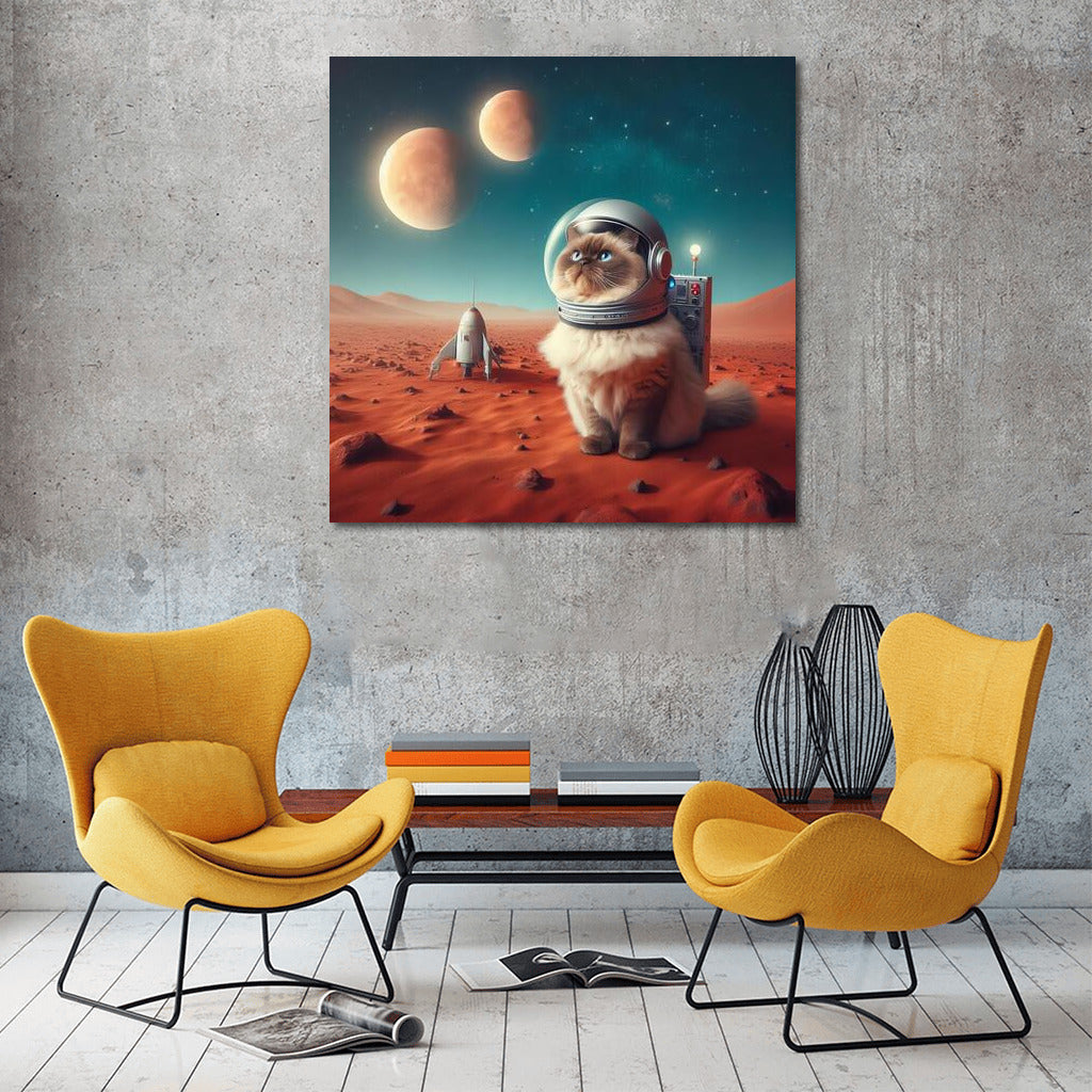 Burmese Cat on Mars: Space Voyage 2