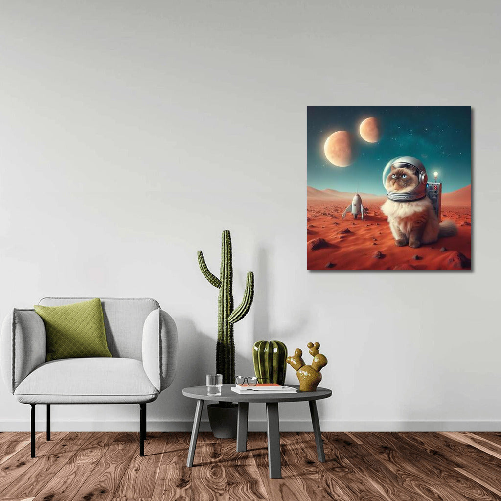 Burmese Cat on Mars: Space Voyage 2