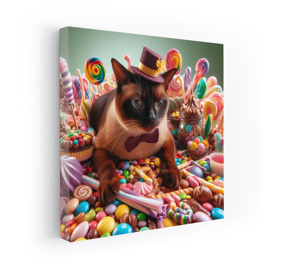 Burmese Cat at the Chocolate Candy Parade