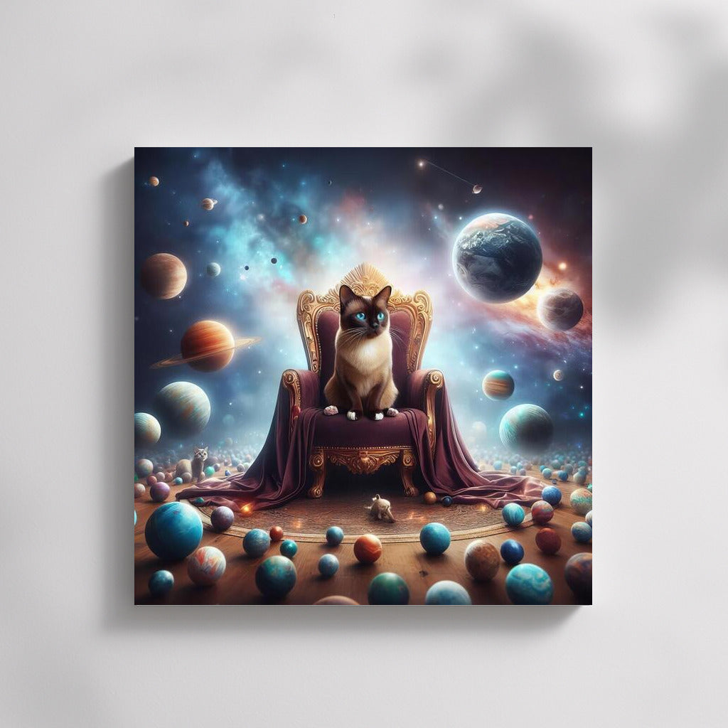 Burmese Cat on the Throne of the Galaxy: Mistress of the Planets
