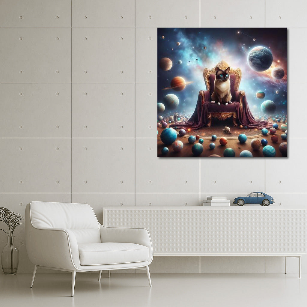 Burmese Cat on the Throne of the Galaxy: Mistress of the Planets