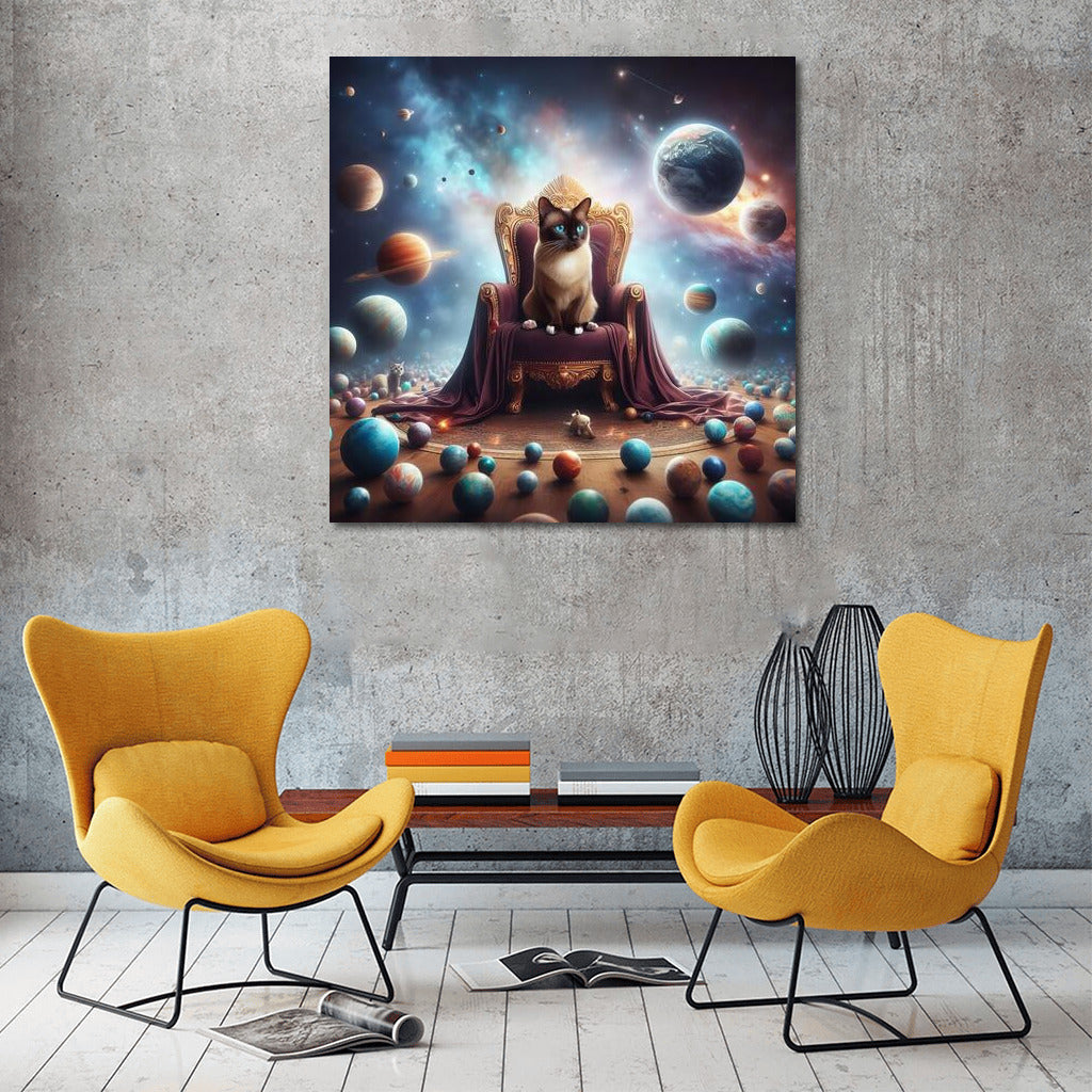 Burmese Cat on the Throne of the Galaxy: Mistress of the Planets