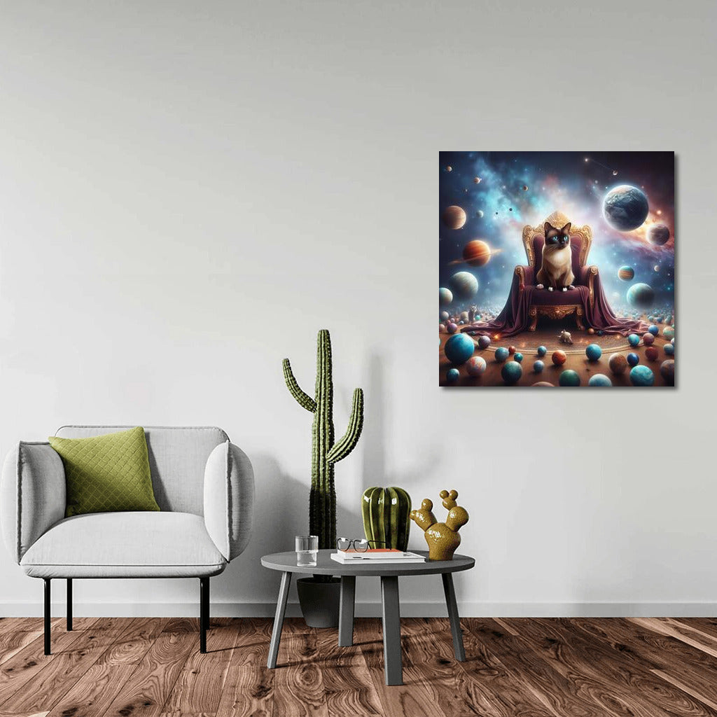 Burmese Cat on the Throne of the Galaxy: Mistress of the Planets
