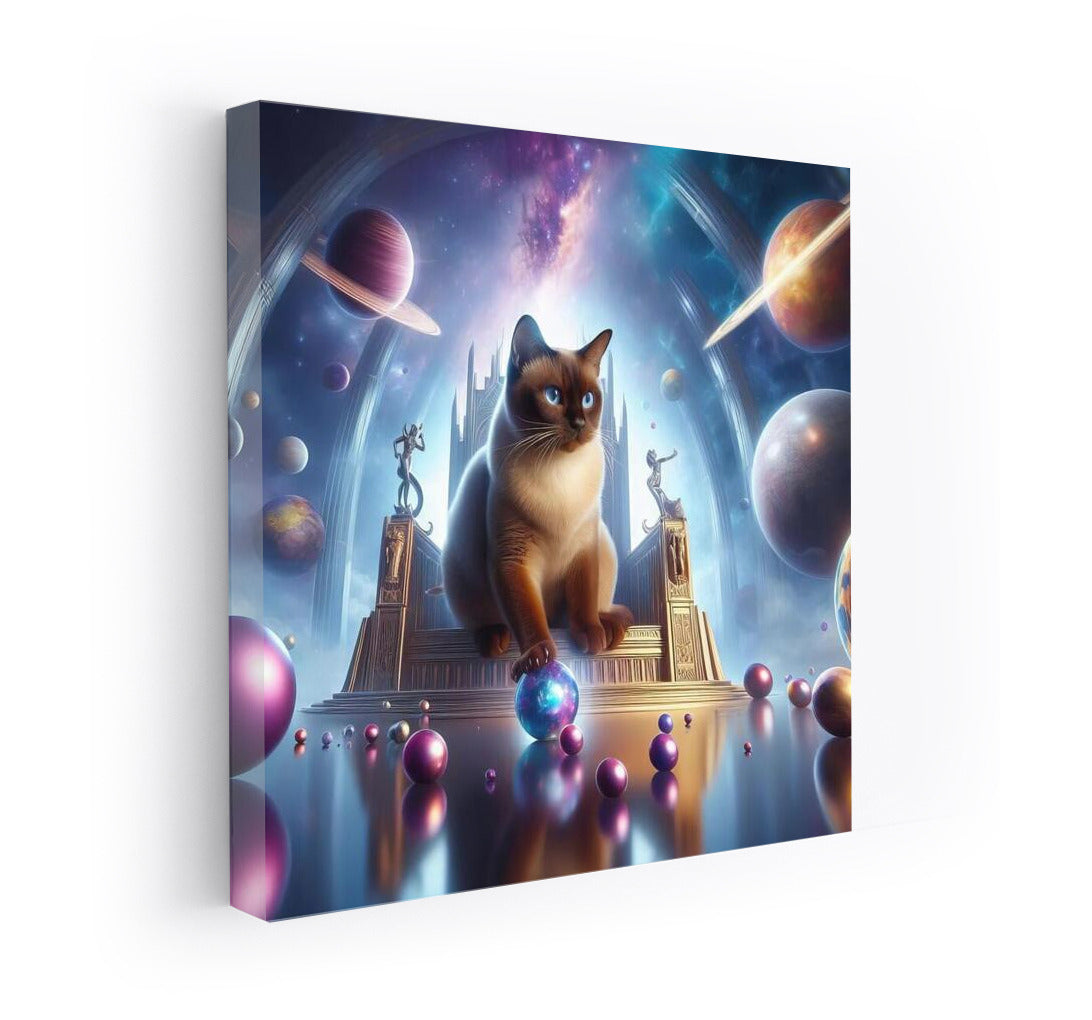 Burmese Cat Emperor: Master of the Galaxy and Player of the Planets