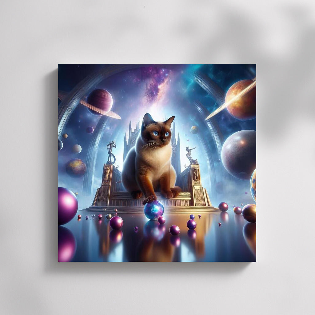 Burmese Cat Emperor: Master of the Galaxy and Player of the Planets