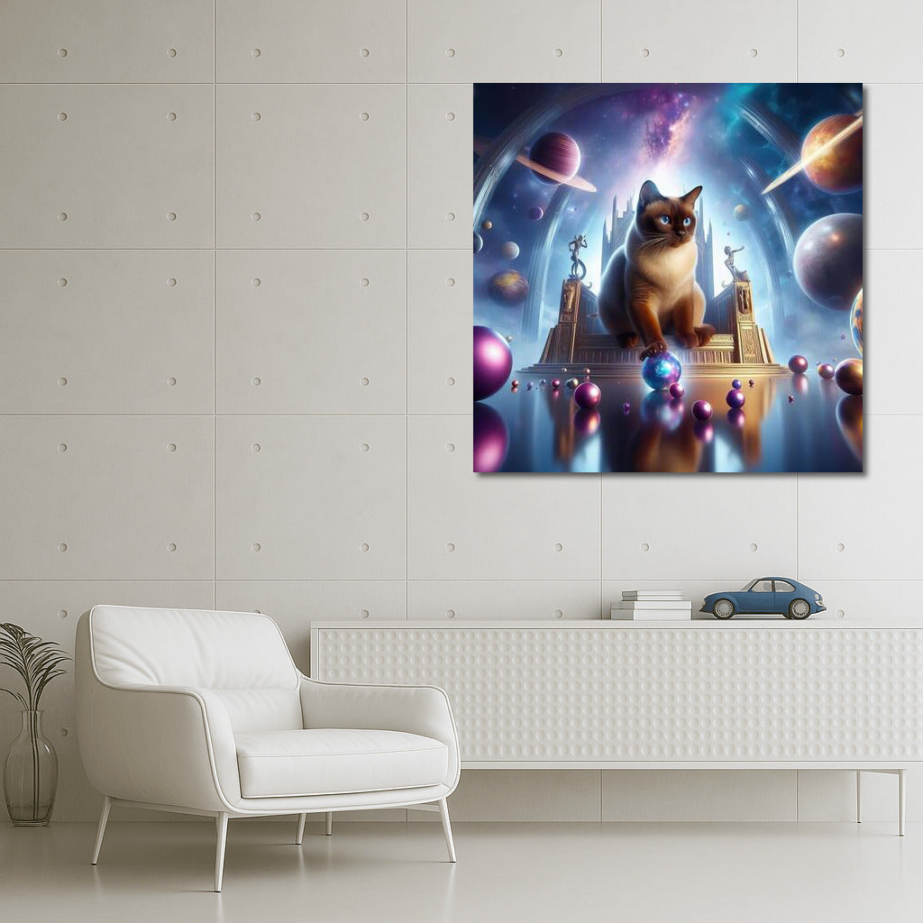 Burmese Cat Emperor: Master of the Galaxy and Player of the Planets