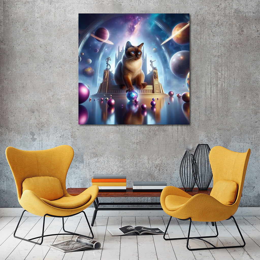 Burmese Cat Emperor: Master of the Galaxy and Player of the Planets