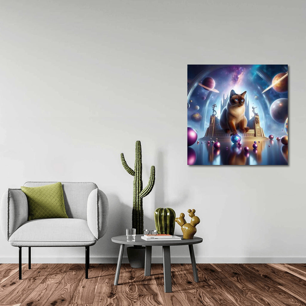 Burmese Cat Emperor: Master of the Galaxy and Player of the Planets
