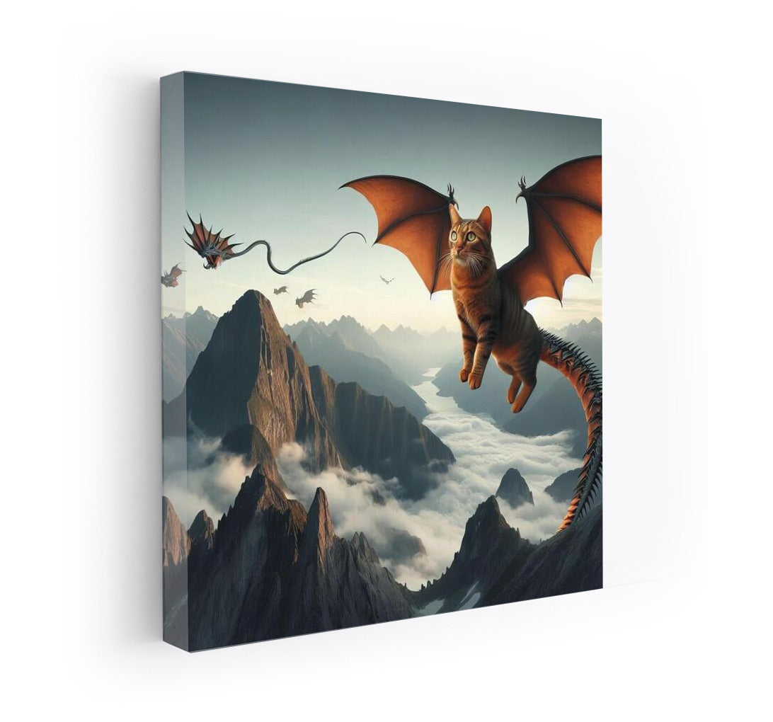 Burmese Dragon Cat: Flying Over Mountain Peaks