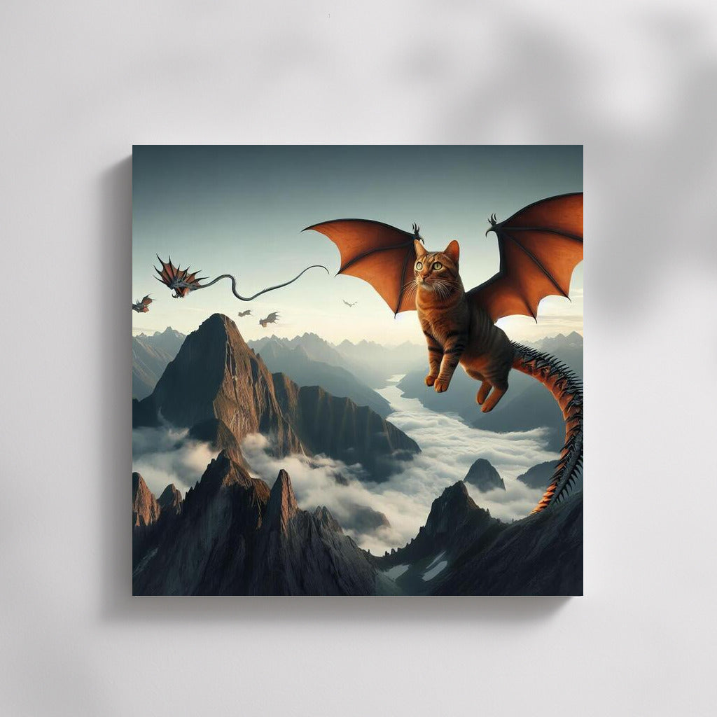 Burmese Dragon Cat: Flying Over Mountain Peaks