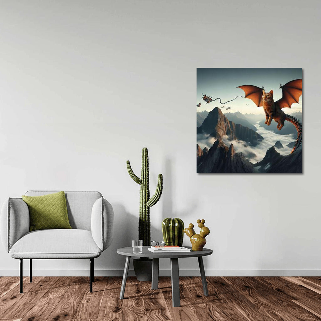 Burmese Dragon Cat: Flying Over Mountain Peaks