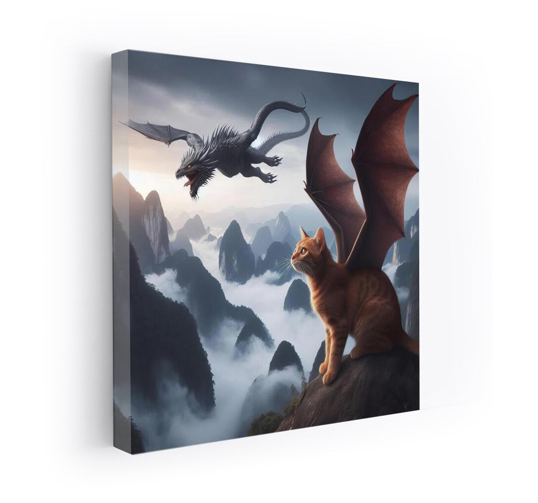 Burmese Dragon Cat: Flying Over Mountain Peaks