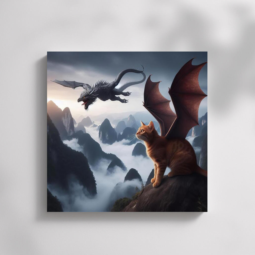 Burmese Dragon Cat: Flying Over Mountain Peaks