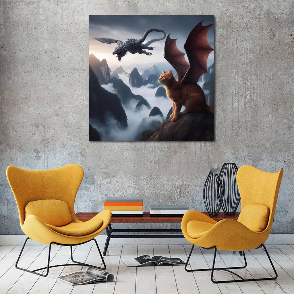 Burmese Dragon Cat: Flying Over Mountain Peaks