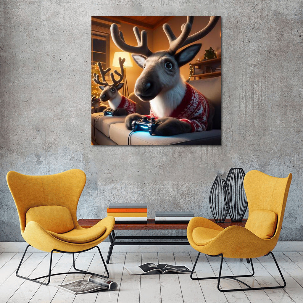 Caribou Gamers in Home Theater: Virtual Adventures
