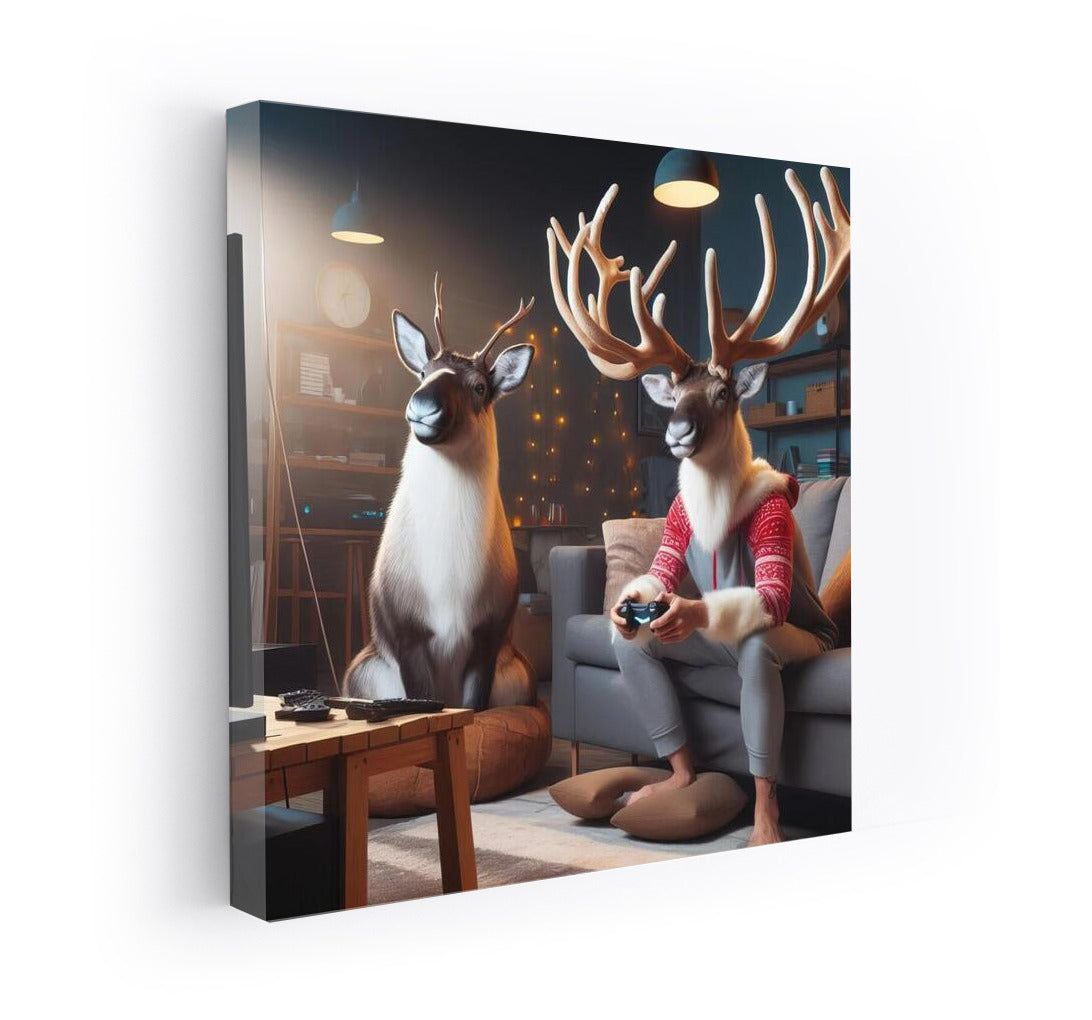Caribou Gamers in Home Theater: Virtual Adventures