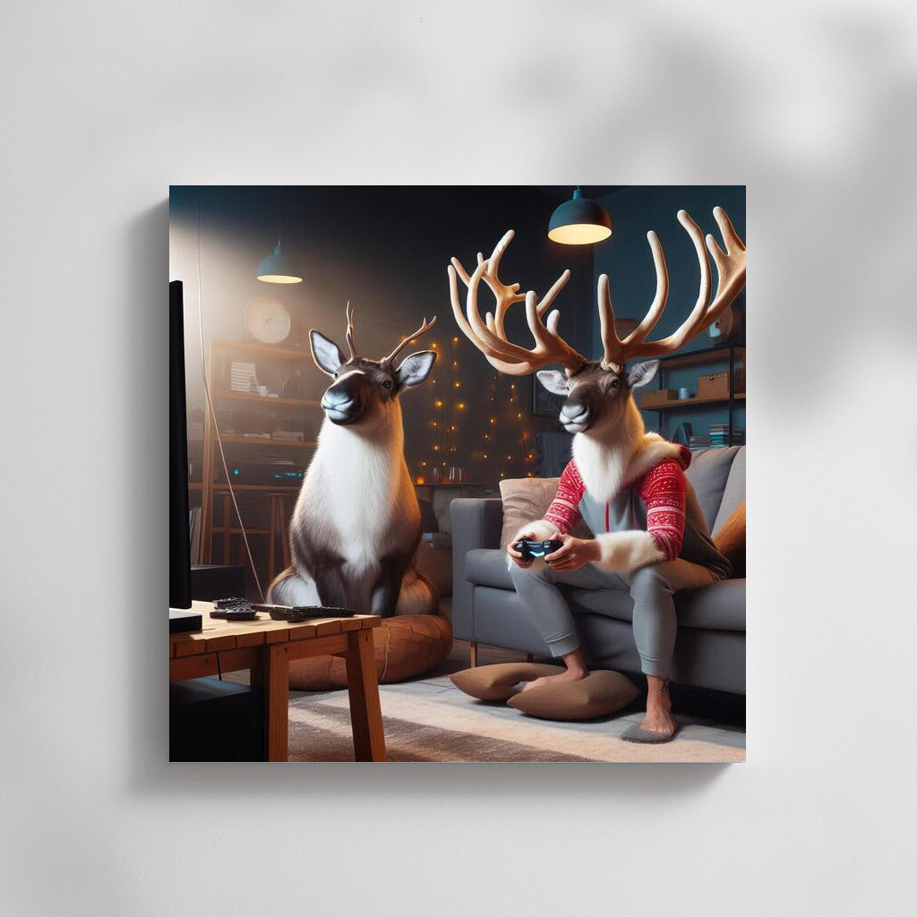 Caribou Gamers in Home Theater: Virtual Adventures