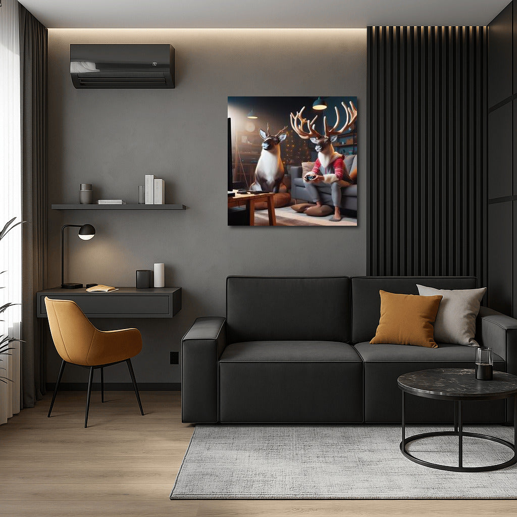 Caribou Gamers in Home Theater: Virtual Adventures