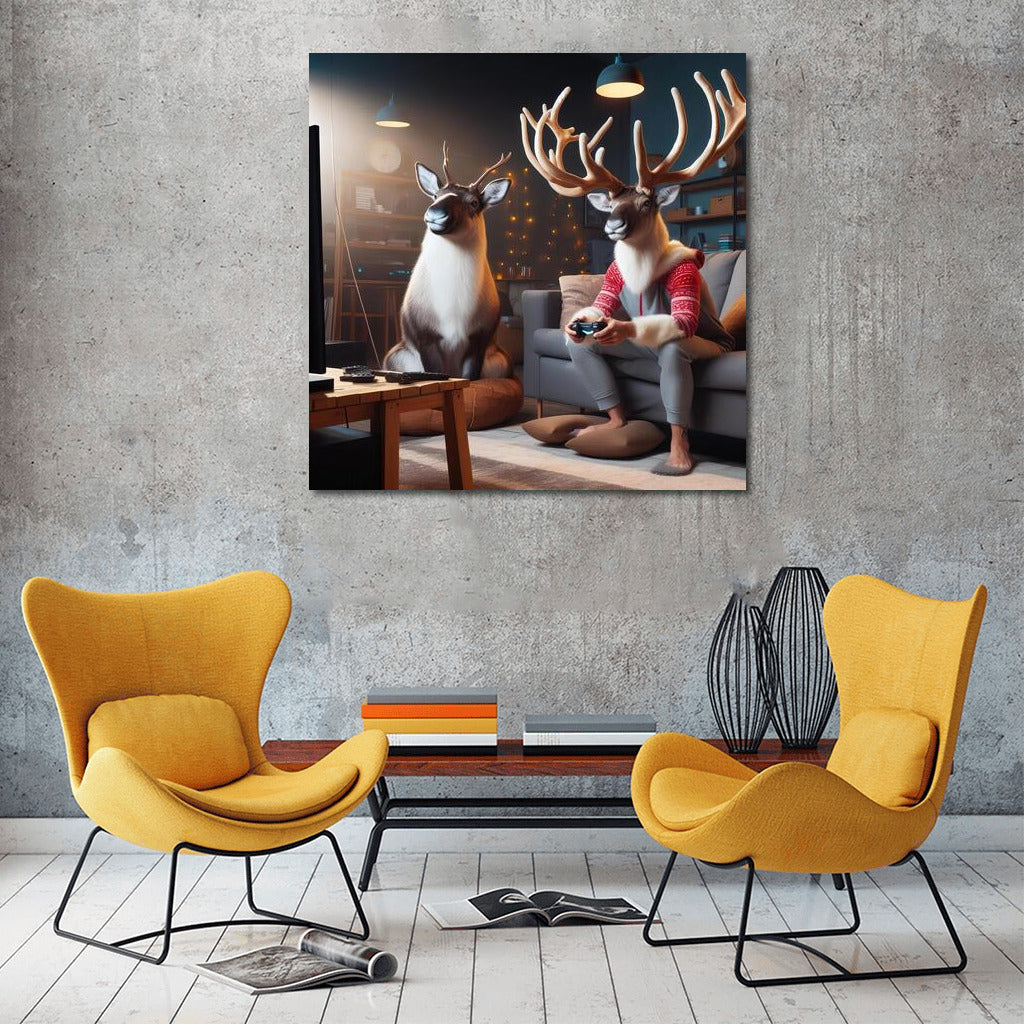Caribou Gamers in Home Theater: Virtual Adventures