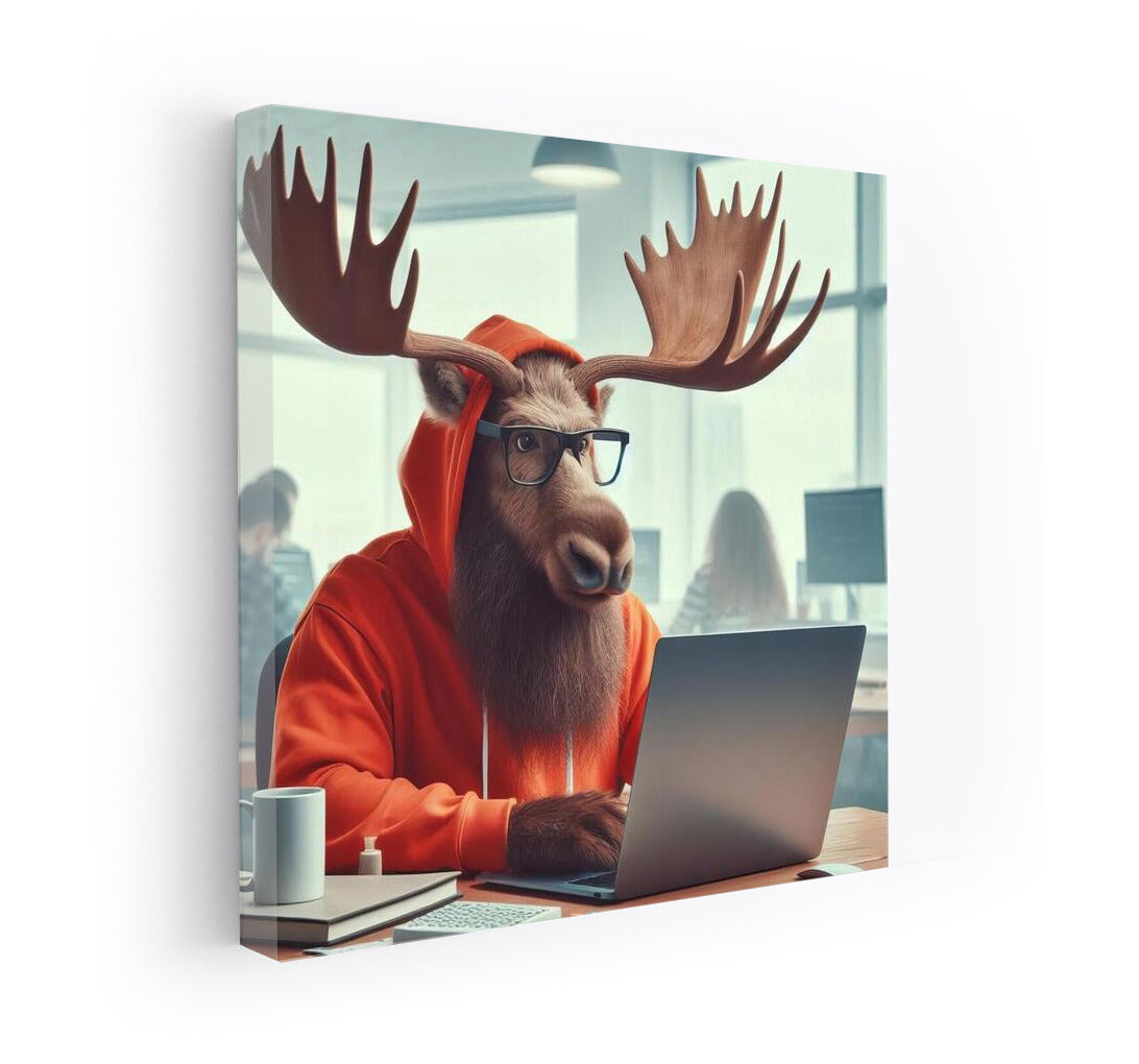 Deer-Coder in Orange: Caribou Programmer 3 for IT Lovers