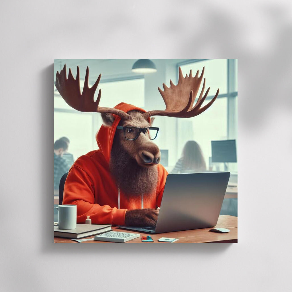 Deer-Coder in Orange: Caribou Programmer 3 for IT Lovers