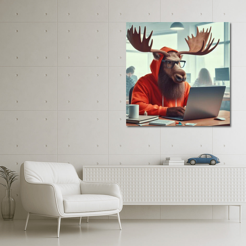 Deer-Coder in Orange: Caribou Programmer 3 for IT Lovers