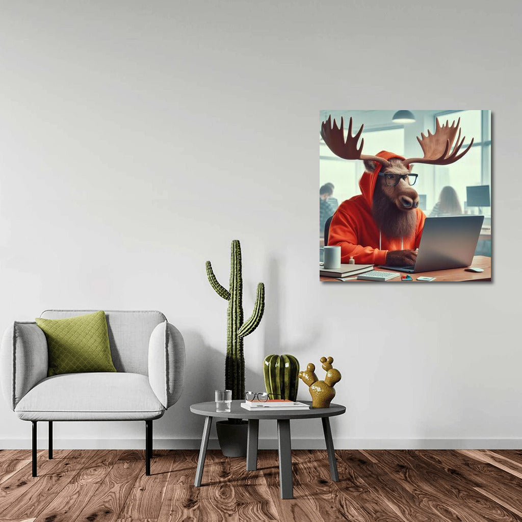 Deer-Coder in Orange: Caribou Programmer 3 for IT Lovers