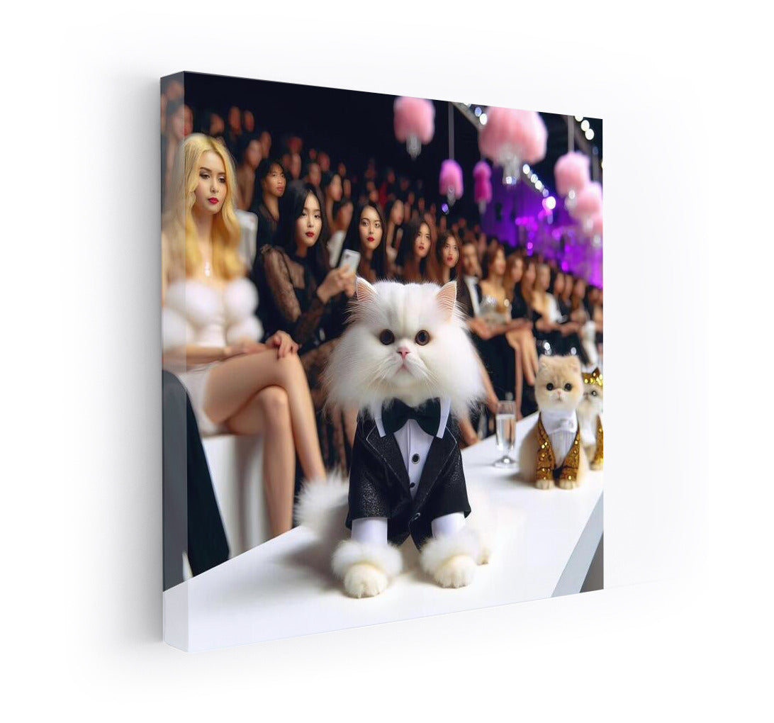 Cats in Tuxedos: Fashion Show