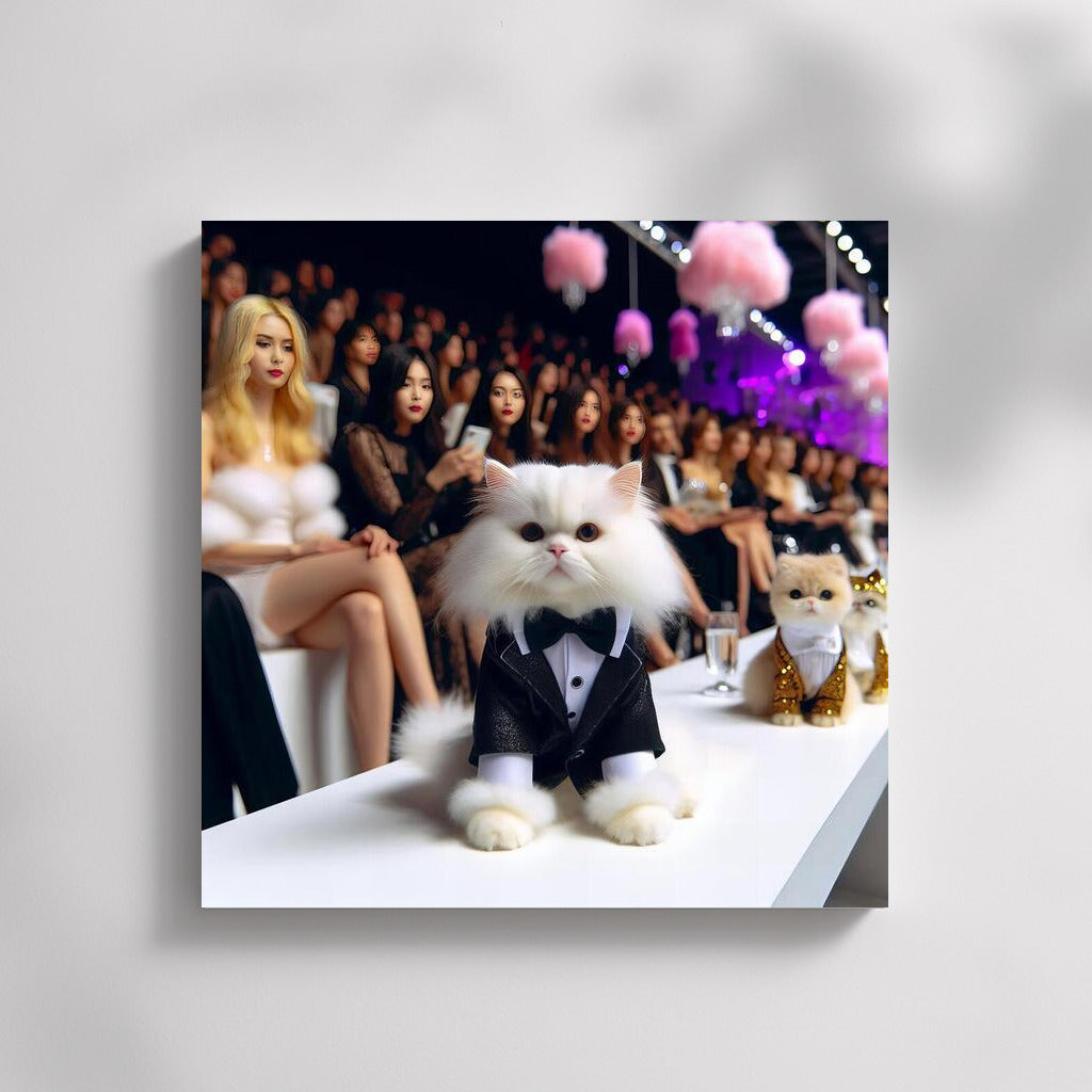 Cats in Tuxedos: Fashion Show