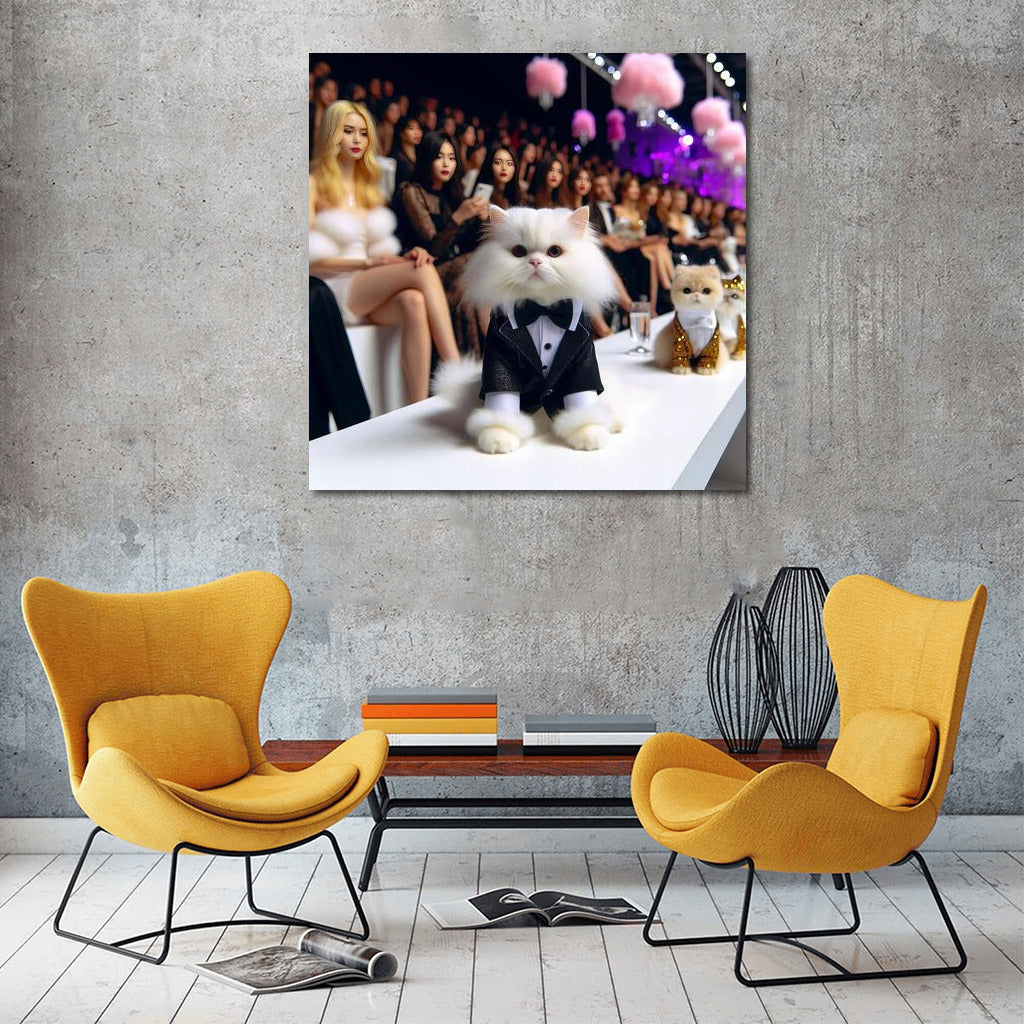 Cats in Tuxedos: Fashion Show
