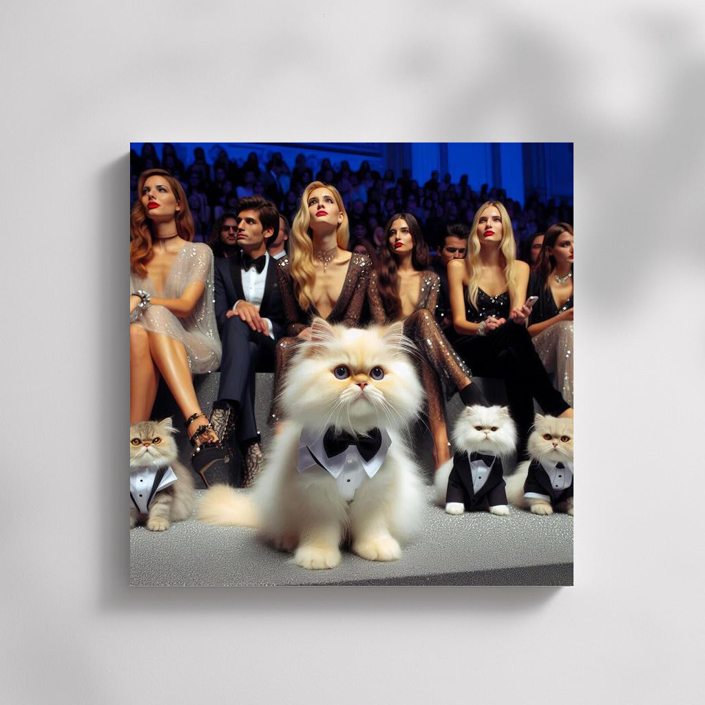 Cat Runway: Elegance and Style at the Fashion Show