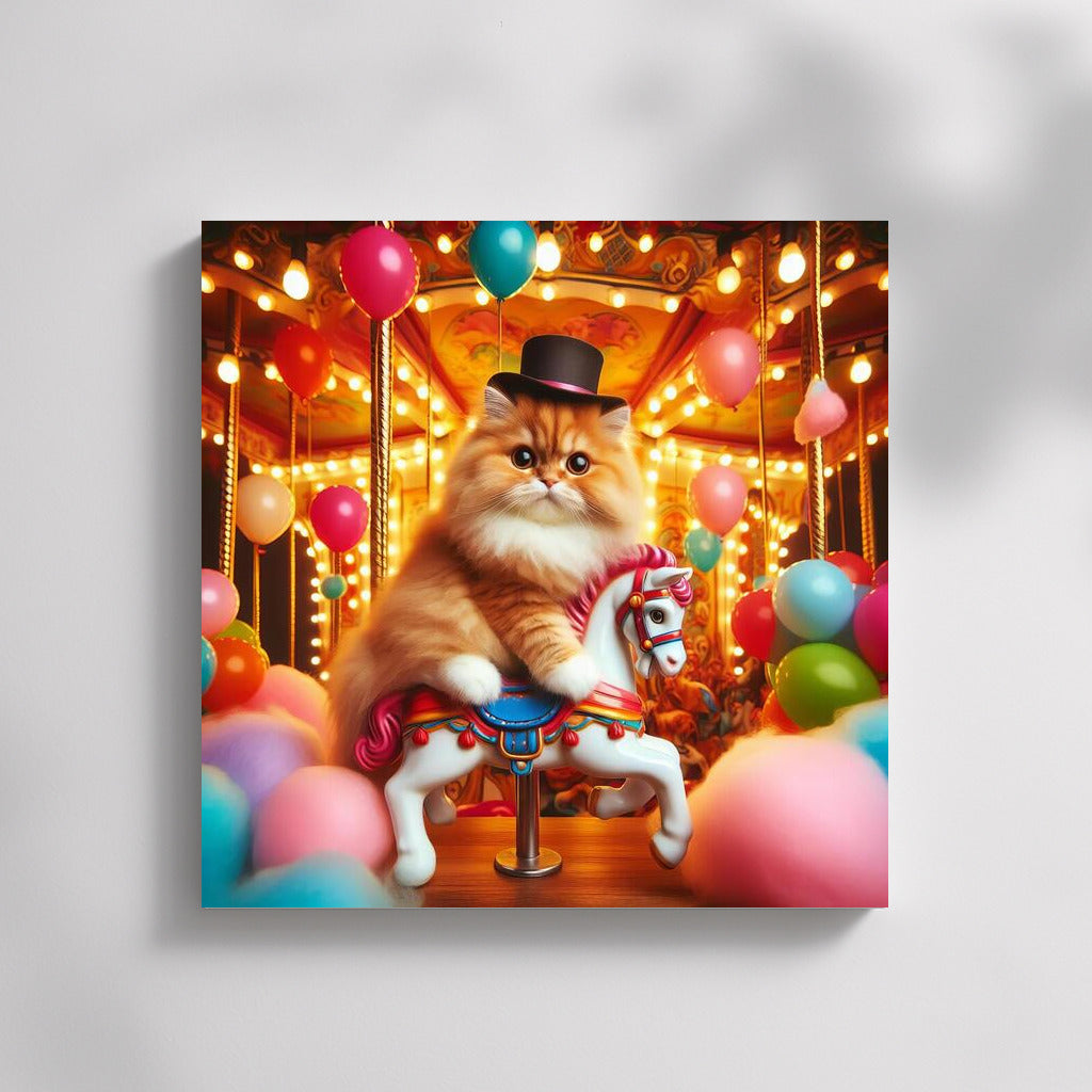 Cat on a Carousel: Carnival Fun in Your Interior