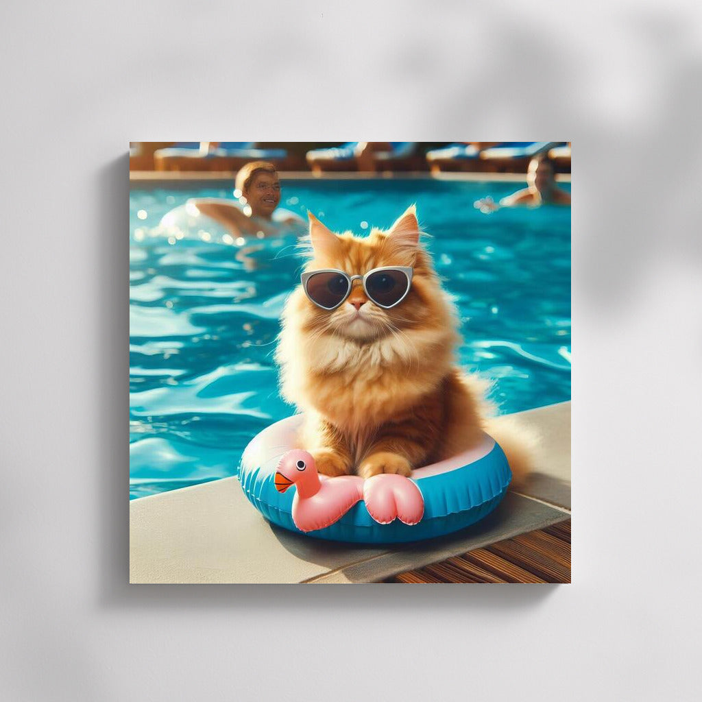 Stylish Pool Cat: Summer Party 2