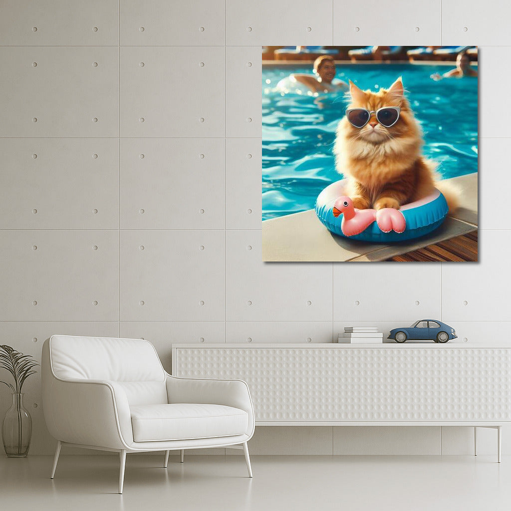 Stylish Pool Cat: Summer Party 2
