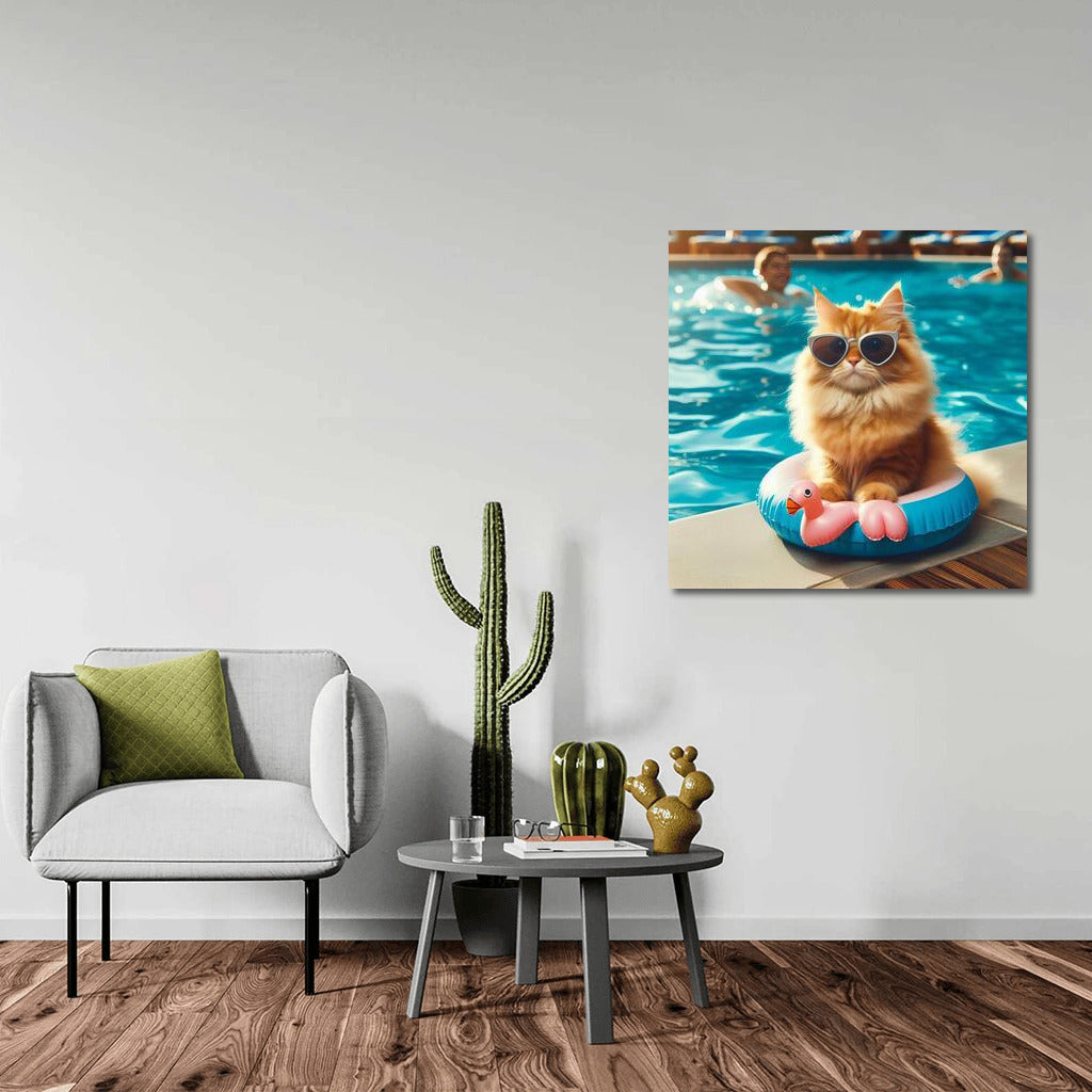 Stylish Pool Cat: Summer Party 2