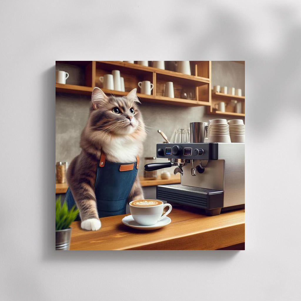 Coffee Magic from a Cat Barista: The Fluffy Coffee Master