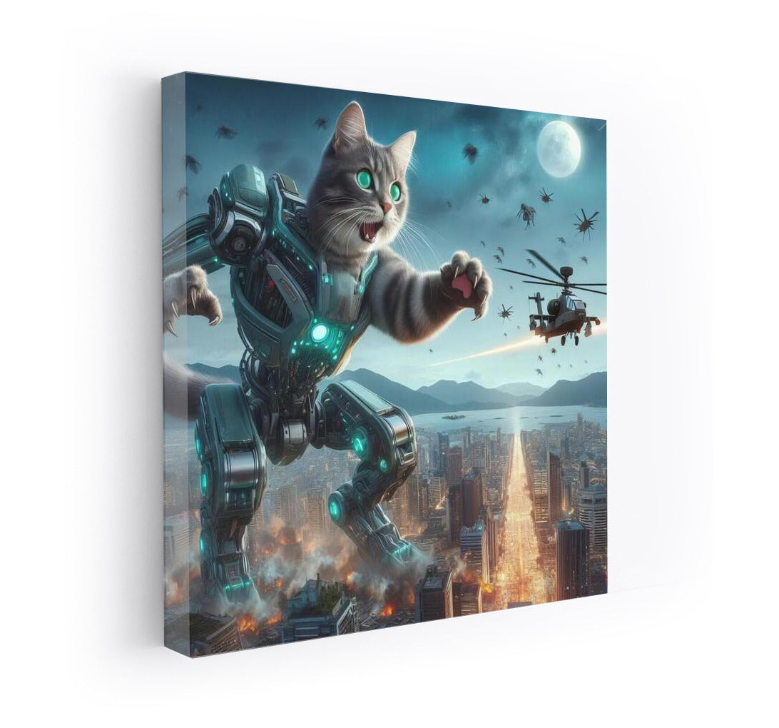 Cat Commander: Robot Defender vs. Aliens