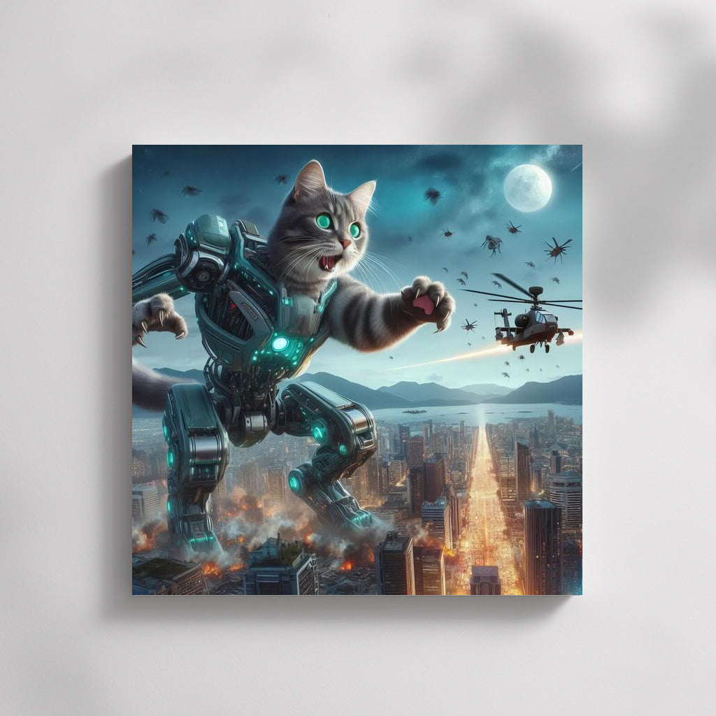 Cat Commander: Robot Defender vs. Aliens