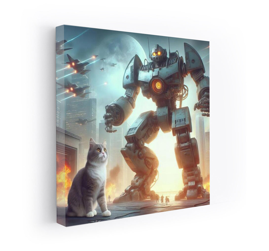 Cat Commander: City Defender from Aliens