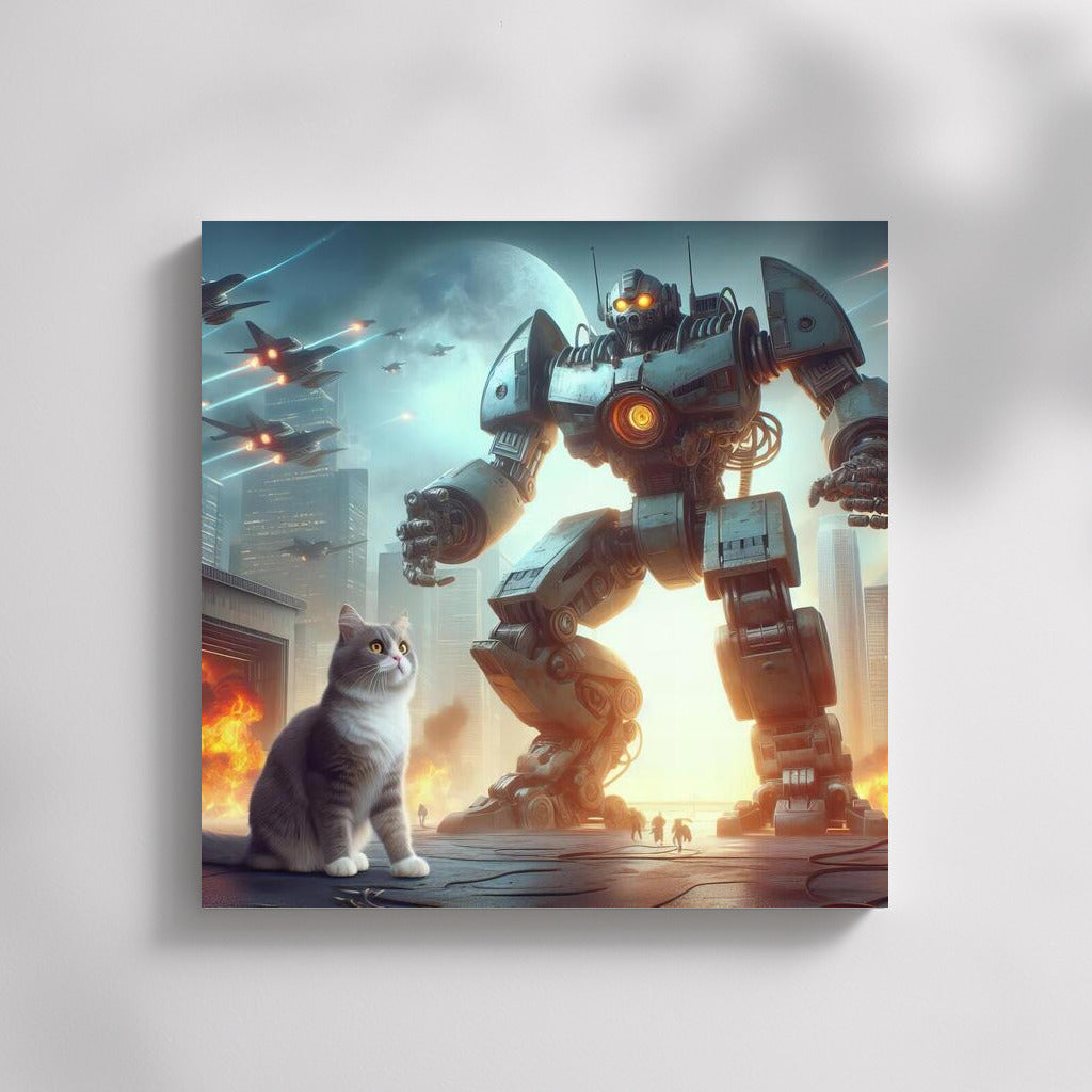 Cat Commander: City Defender from Aliens