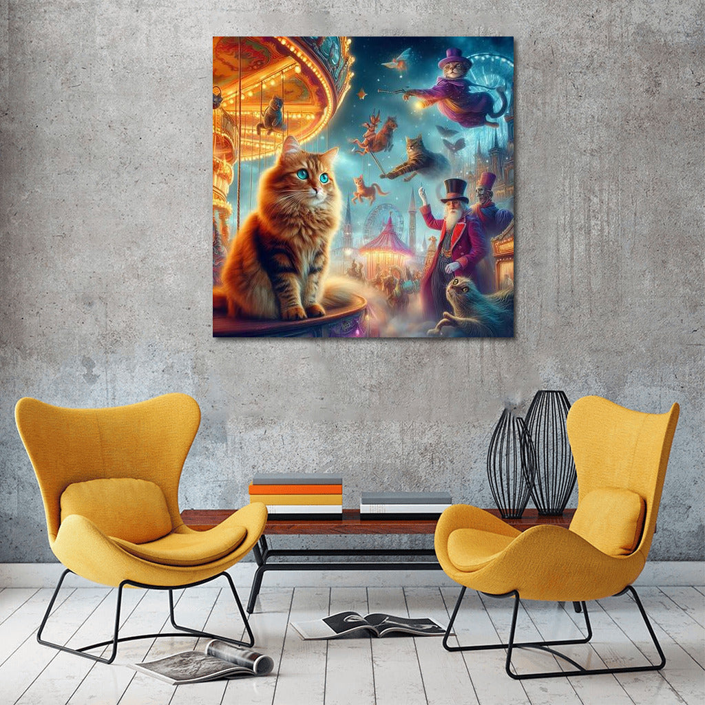 Magical Cats in Wonderland: Fantastic World