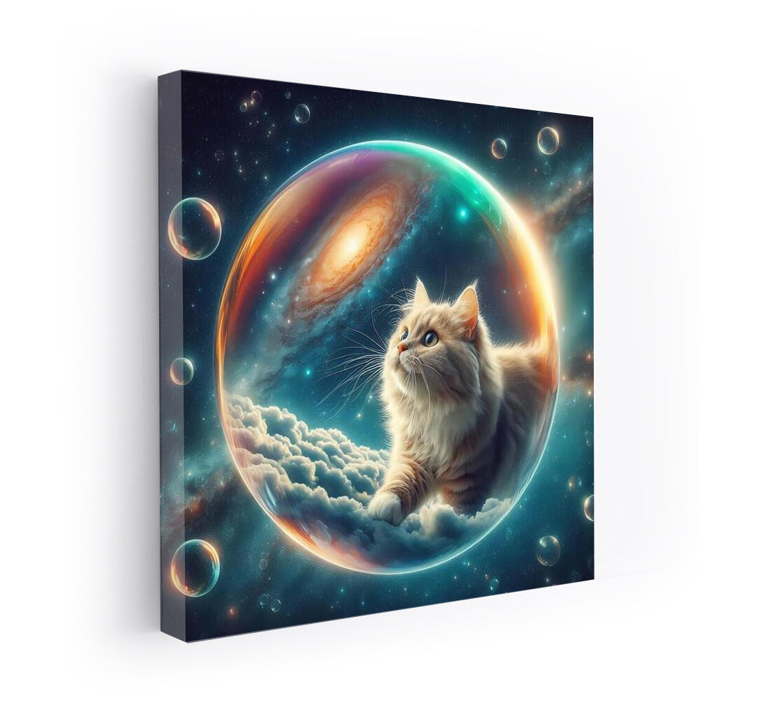 Space Cat in a Soap Bubble: Journey through the Galaxy