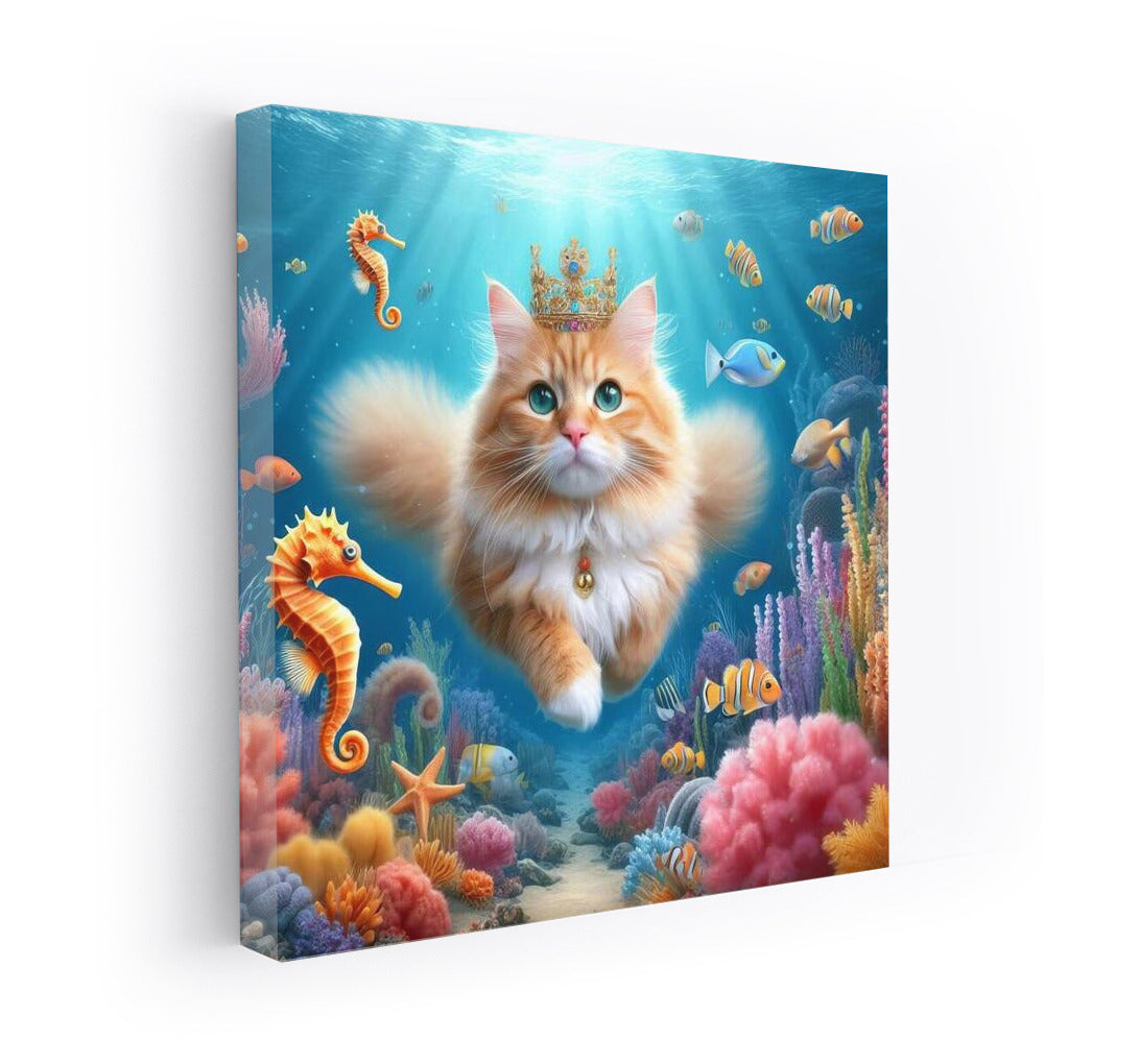 The Cat-King of the Underwater Kingdom: The Furry Ruler Among Corals and Fish